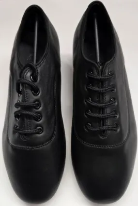 Comfort Slope Comfort Platform 1.5" Giorgio II -- Men's Split Sole Latin Ballroom Oxford -- Black