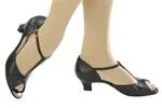 Vital Step 1.5" Lillian -- Latin Sandal -- Black
