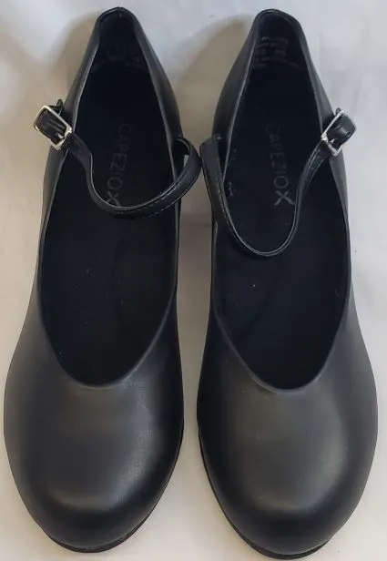 Elastic Sling night walk 1.5" Rhonda -- Women's Instep Strap Character Shoe