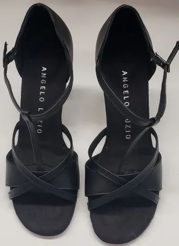 Path Free Adjustable Fit 2.5" Cecile III -- Women's T-Strap Latin Ballroom Sandal