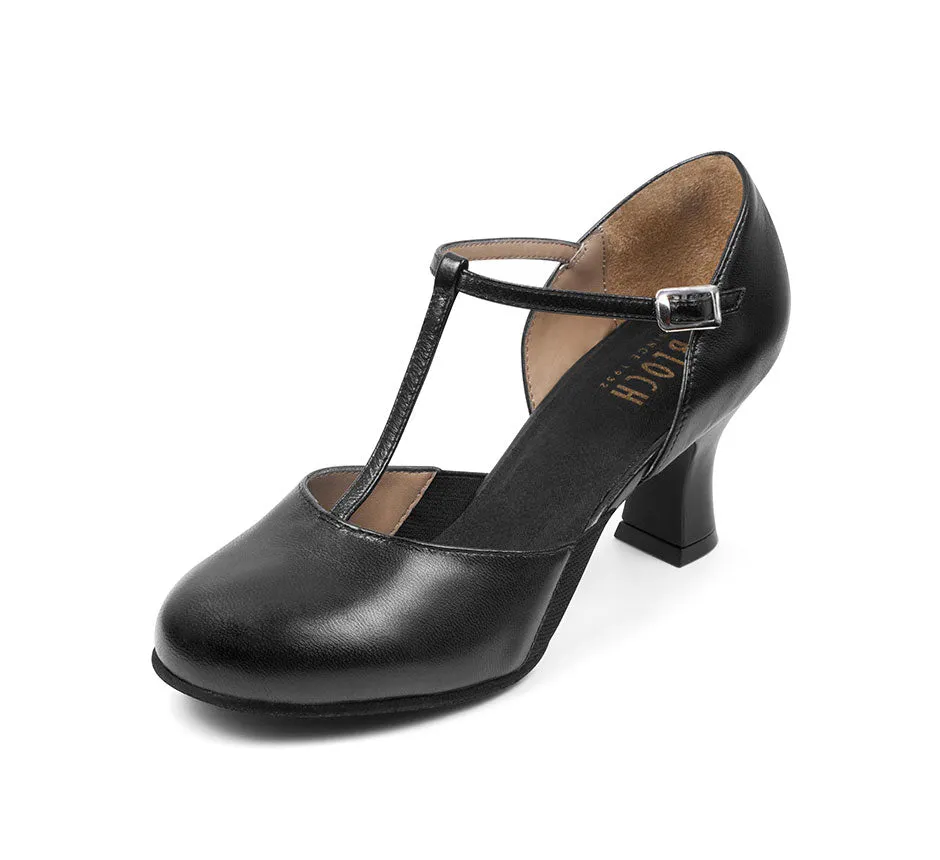 Flexible Sole 2.5" Macen -- Women's T-Strap Ballroom Shoe
