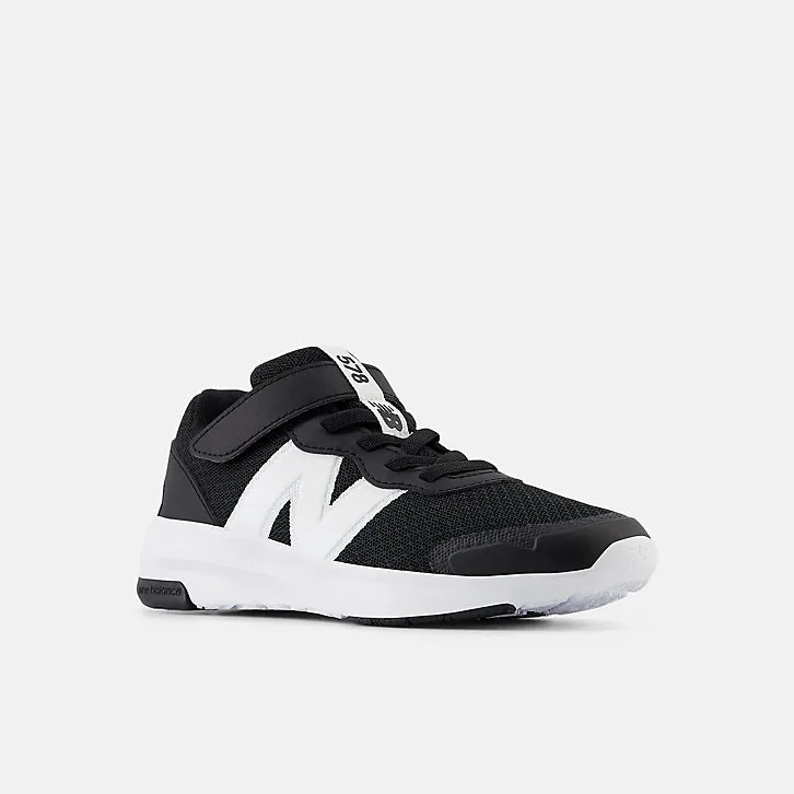 578v1 Bungee Lace with Top Strap - Black with White Dinner Look Classic Chic