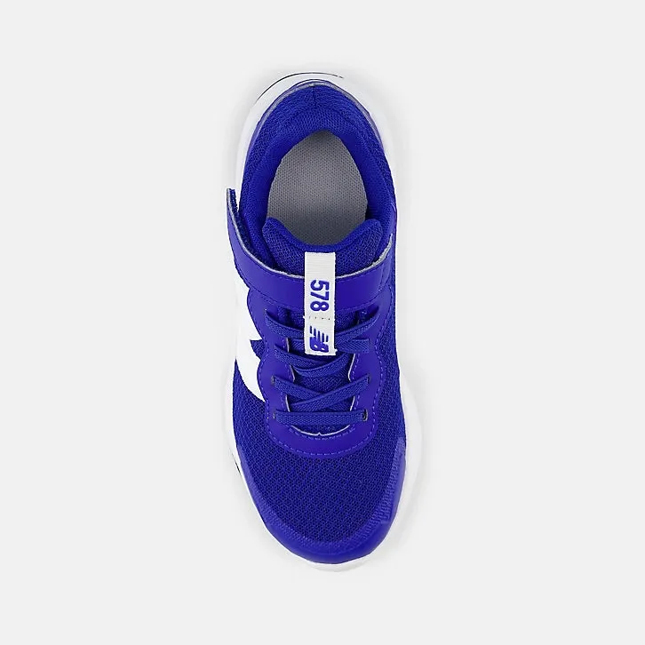 578v1 Bungee Lace with Top Strap - Team Royal with White Smooth ride