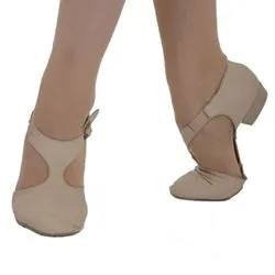 .75" Pedini -- Split Sole Teaching Shoe -- Tan Resort Mood ergonomic