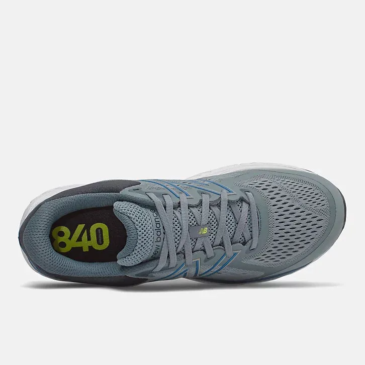 840v5 - Ocean Grey with Oxygen Blue Toe Guard Power Flow
