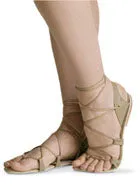 Functional Adagio -- Belly Dancing Sandal -- Tan