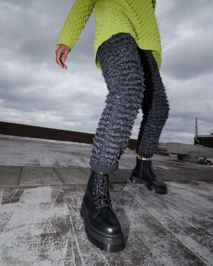 Rugged Built River Crossing Vegan Jadon II in Black from Dr. Martens