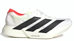 adidas Adizero Adios Pro 4 White Black Red (Women's) Street Edge Corner Style