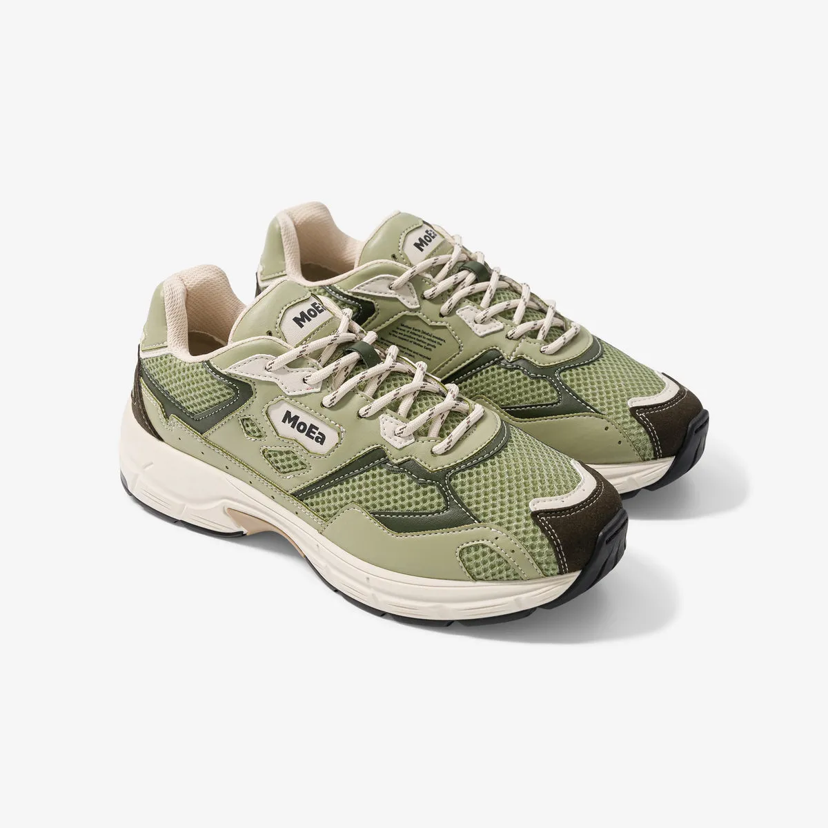 GEN8 Sneaker in Aloe Cactus from MoEa Knit Weave Texture Crisp Touch