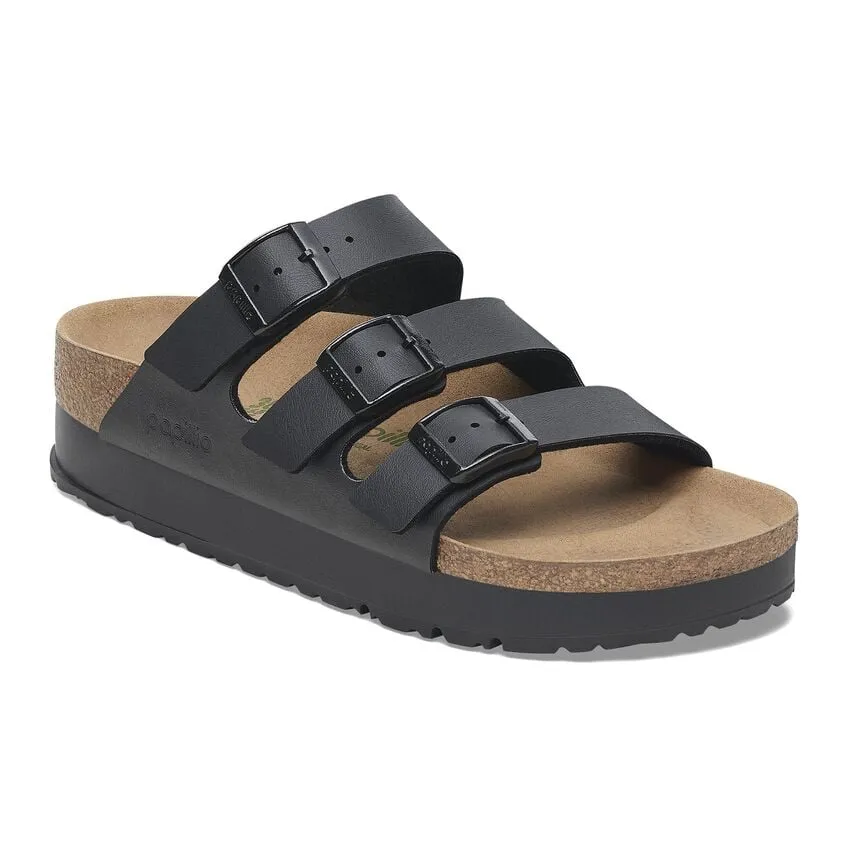 Work Light Florida Platform Vegan in Black from Birkenstock