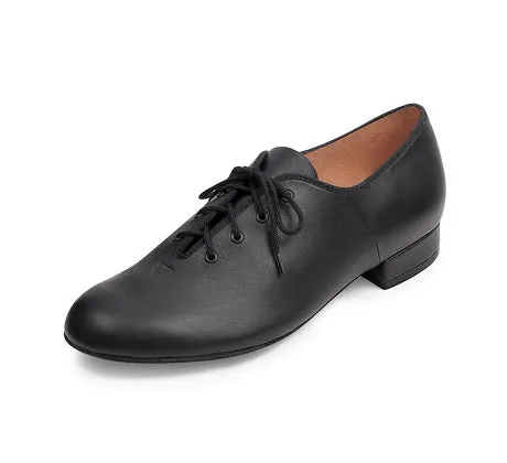 Thomas -- Men's Standard Ballroom Oxford -- Black Road grip