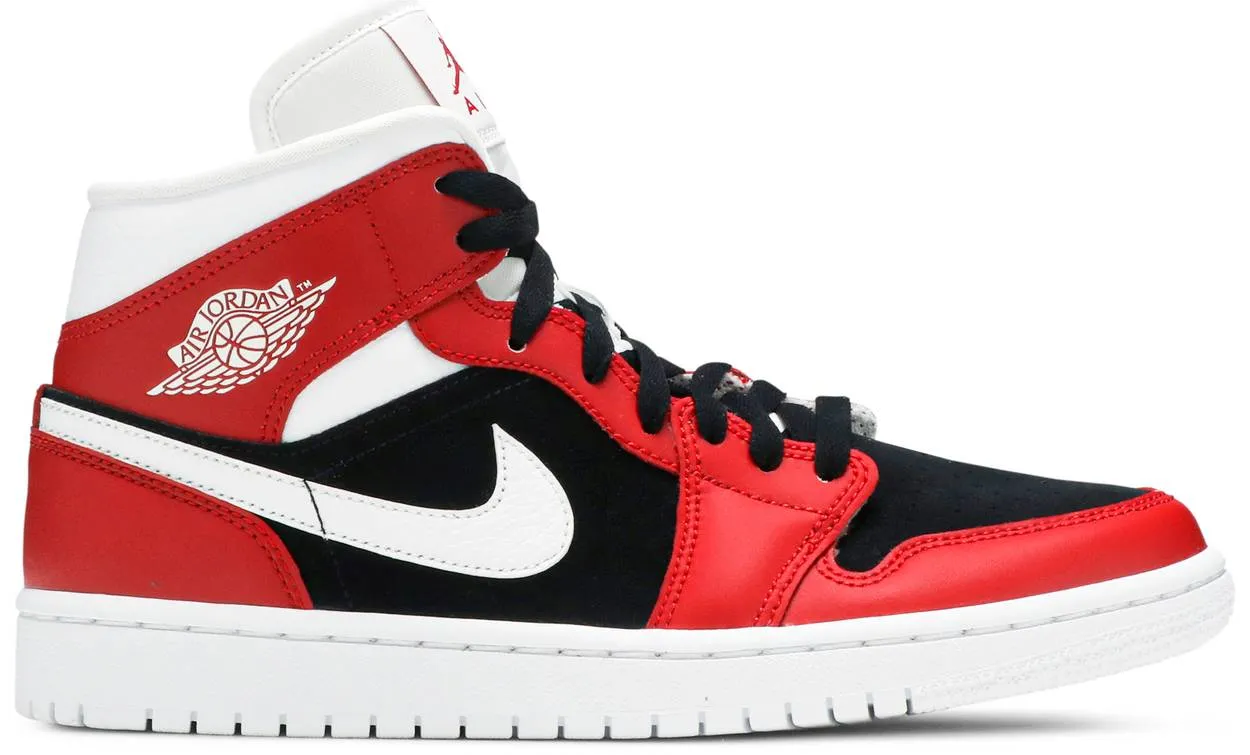 Craftsmanship Air Jordan 1 Mid Gym Red Black (W)
