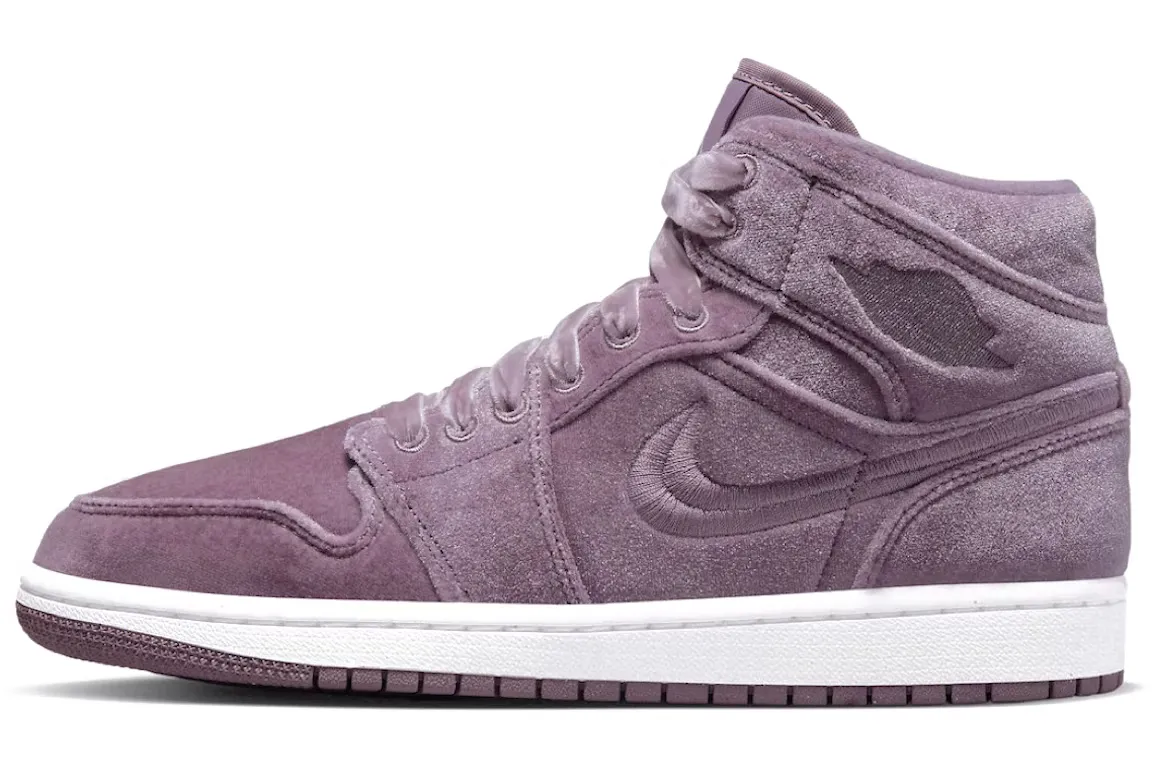 Arch Support Daily Walk Air Jordan 1 Mid SE Purple Velvet (W)