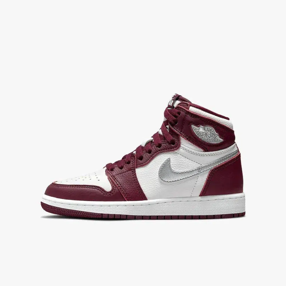 (GS) Air Jordan 1 Retro High OG 'Bordeaux' (2021) 575441-611 Elastic Collar