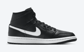 Air Jordan 1 Mid Black White City Edge