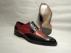 Killian -- Men's Dress Oxford -- Black/Red Move Bold