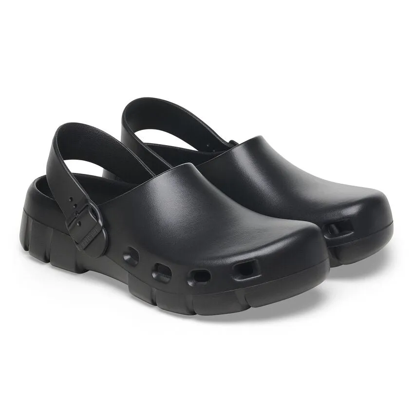 Birki-Flow in Black from Birkenstock Modern Edge Cotton Base