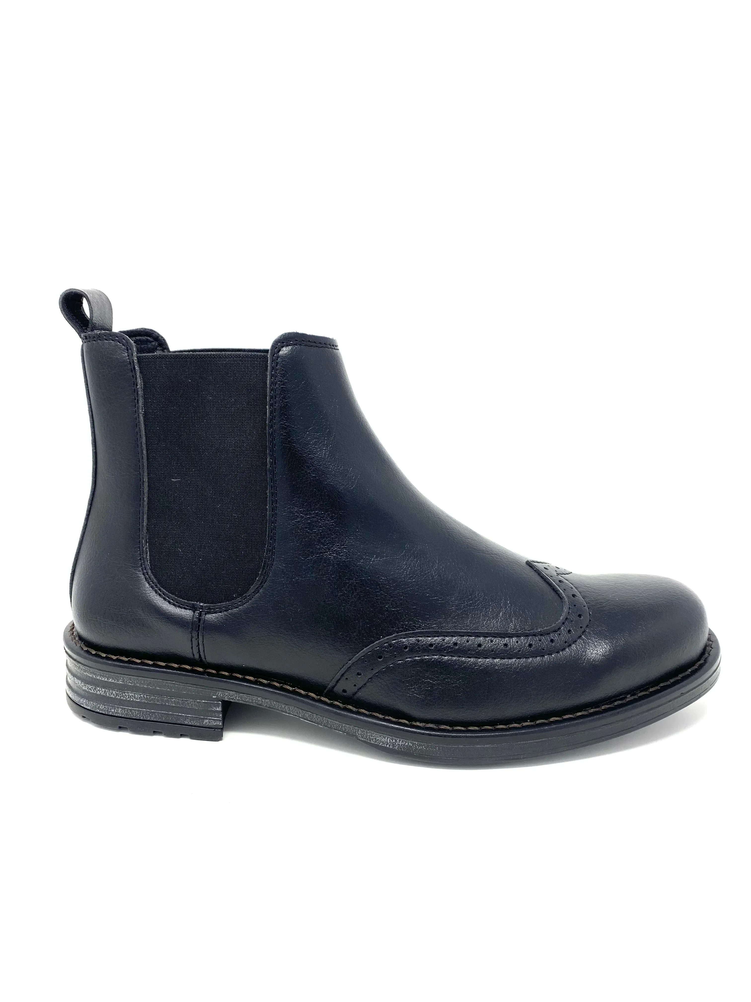 Strong Step Andy Chelsea Boot in Black from Novacas