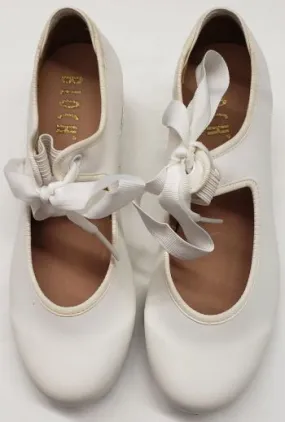 Soft Cushioning Step Free Annie Tyette Jr. -- Children's Tap Shoe -- White