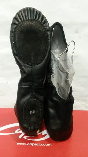 Reinforced Lissette -- Women's Leather Split Sole Ballet -- Black