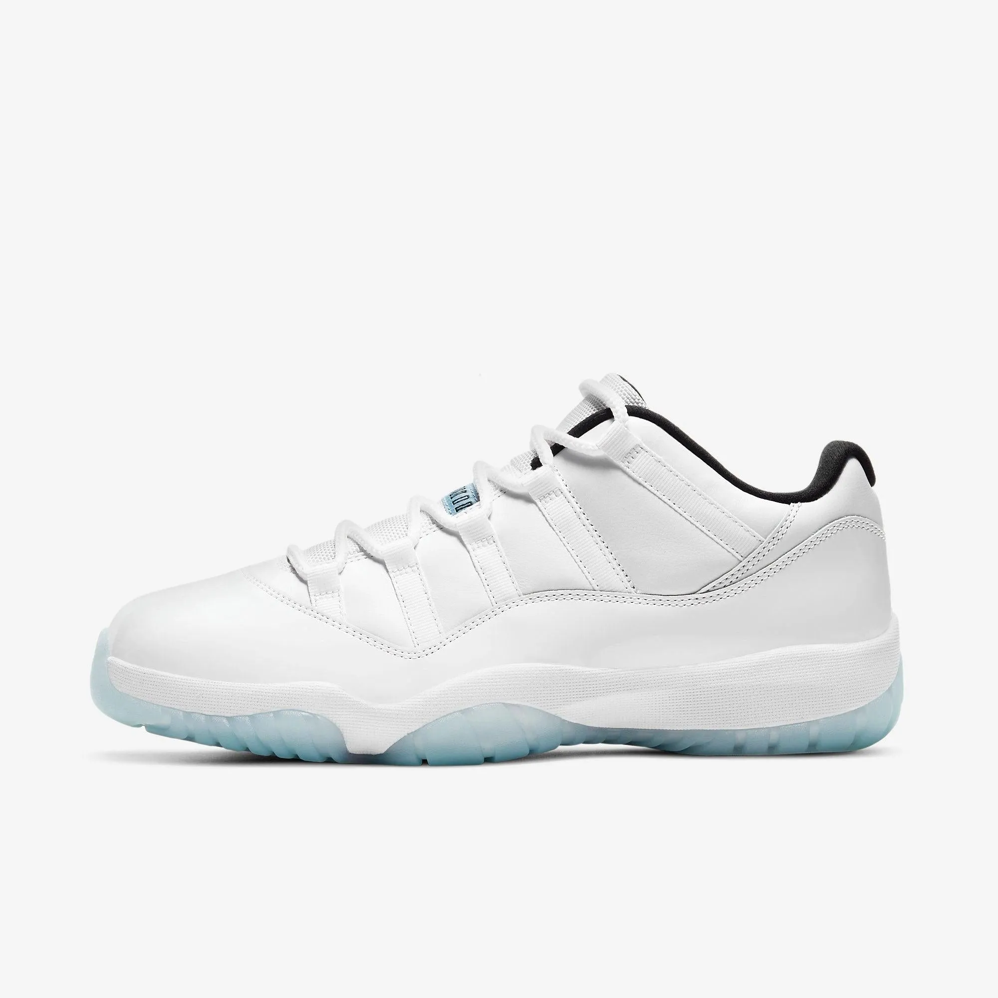 (Men's) Air Jordan 11 Retro Low 'Legend Blue / Columbia' (2021) AV2187-117 Durable Rubber Compound Durability Tested