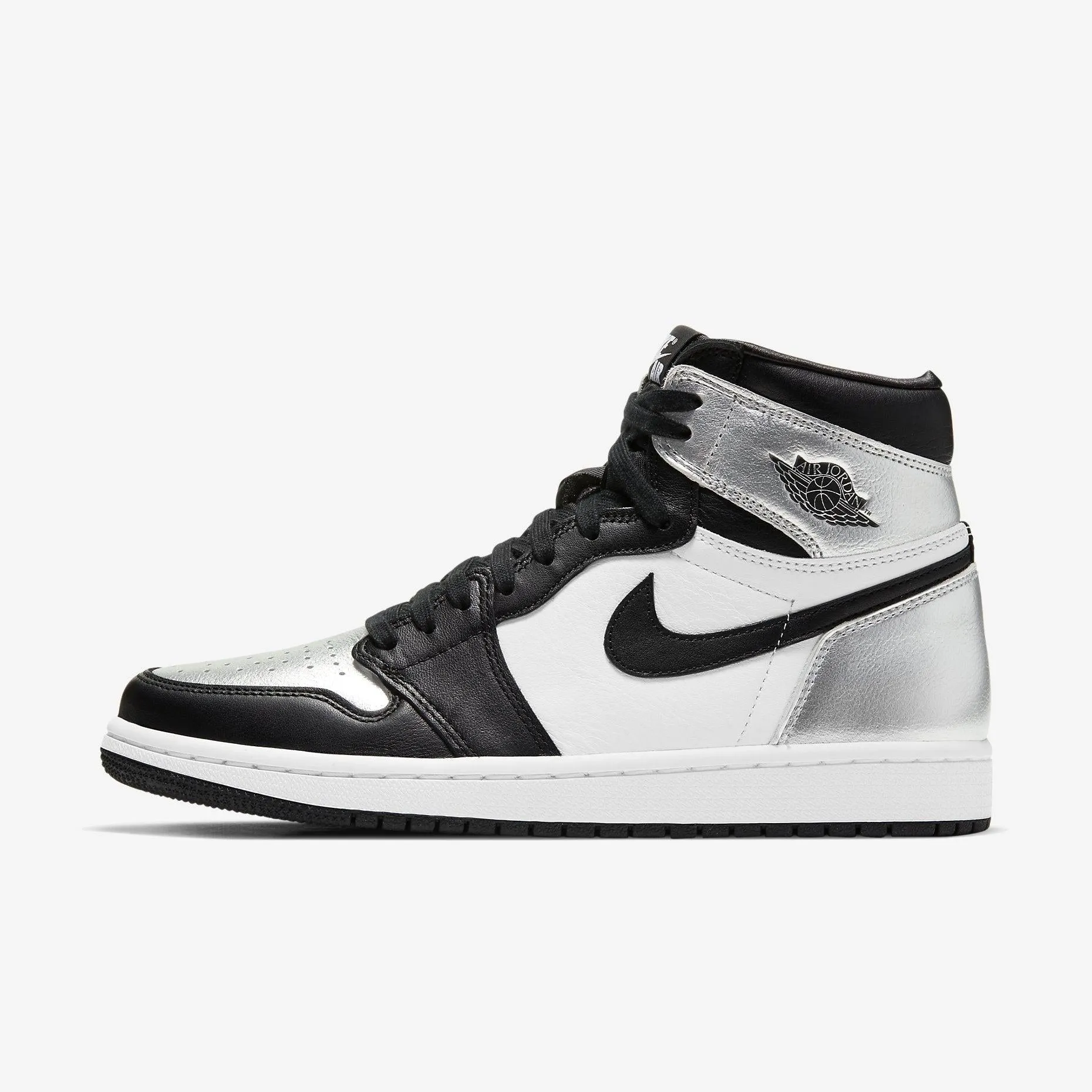 (Women's) Air Jordan 1 Retro High OG 'Silver Toe' (2021) CD0461-001 Breathable Edge Airflow Optimized