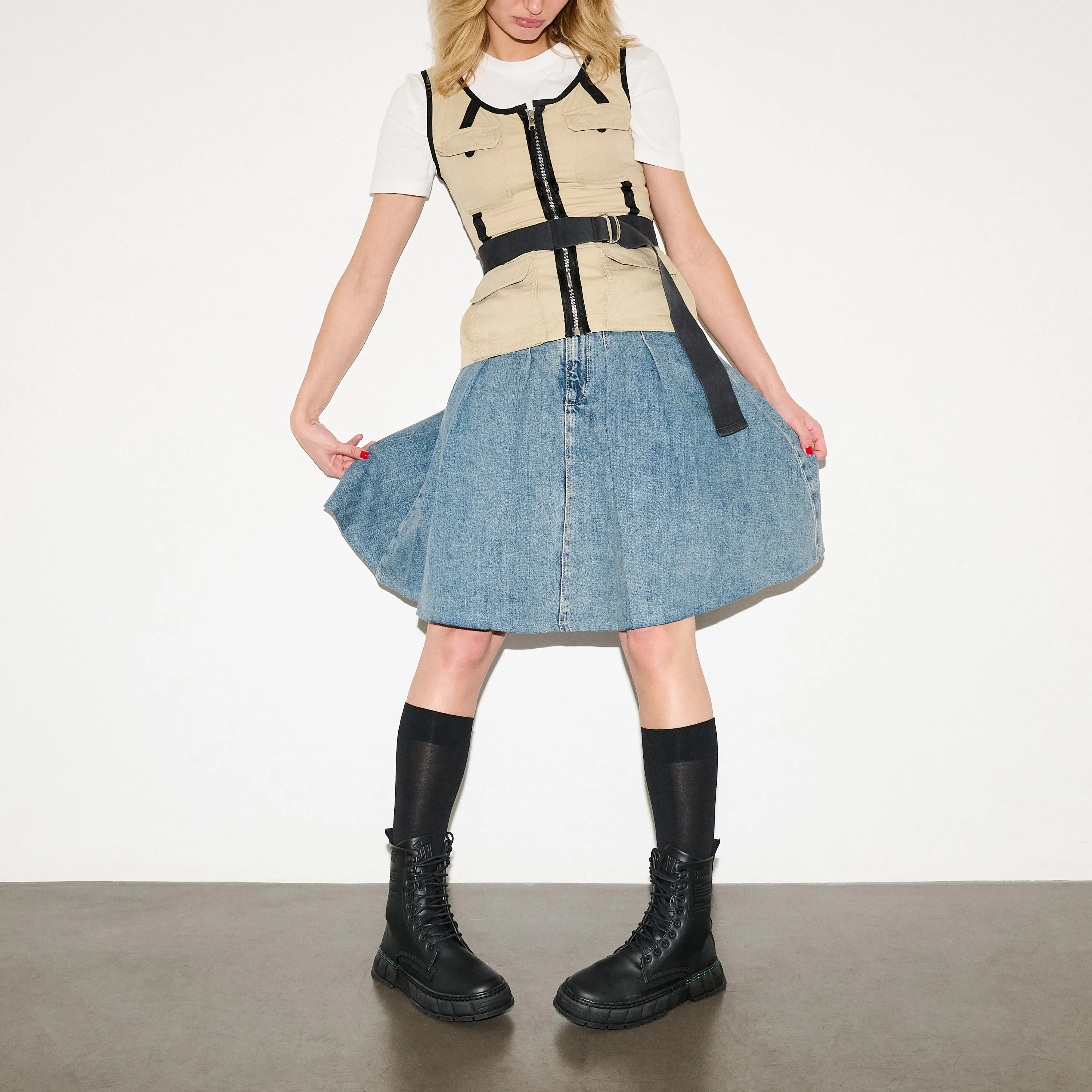 1992 Boot in Black Corn Leather from Vir??n Timeless Fit