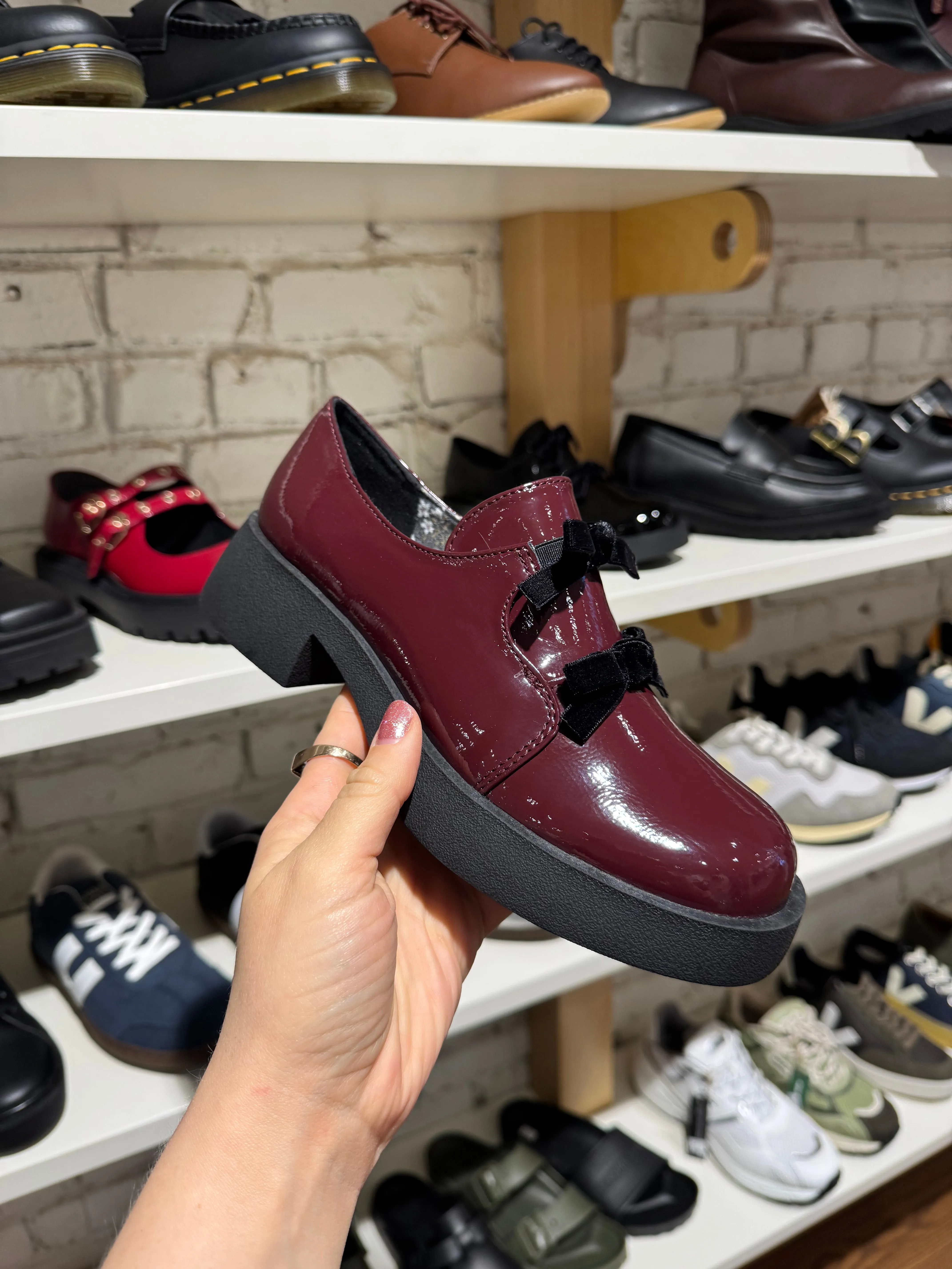 Sweet Darling Mary Jane in Burgundy from BC Footwear Winter Warm