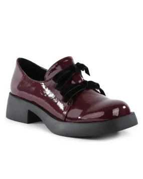 Sweet Darling Mary Jane in Burgundy from BC Footwear Packable Shoe Design Coffee Run
