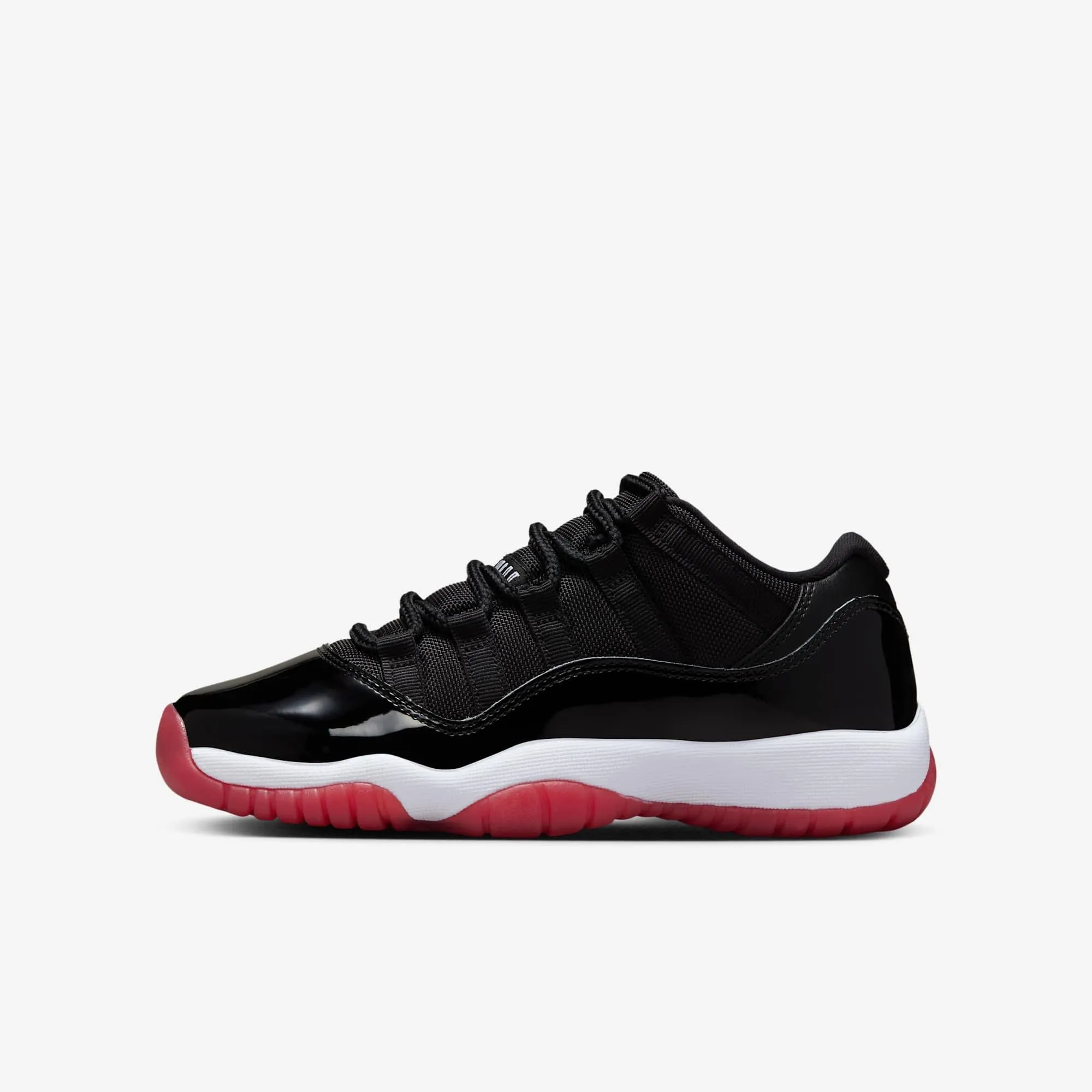 3D Knit Engineering Slip Resistant Grooves (GS) Air Jordan 11 Retro Low 'Playoffs / Bred' (2025) FV5121-006
