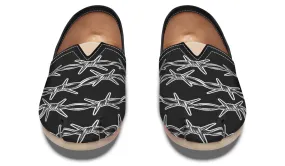 Barbed Wire Casual Shoes Cliff Edge Winter Warm