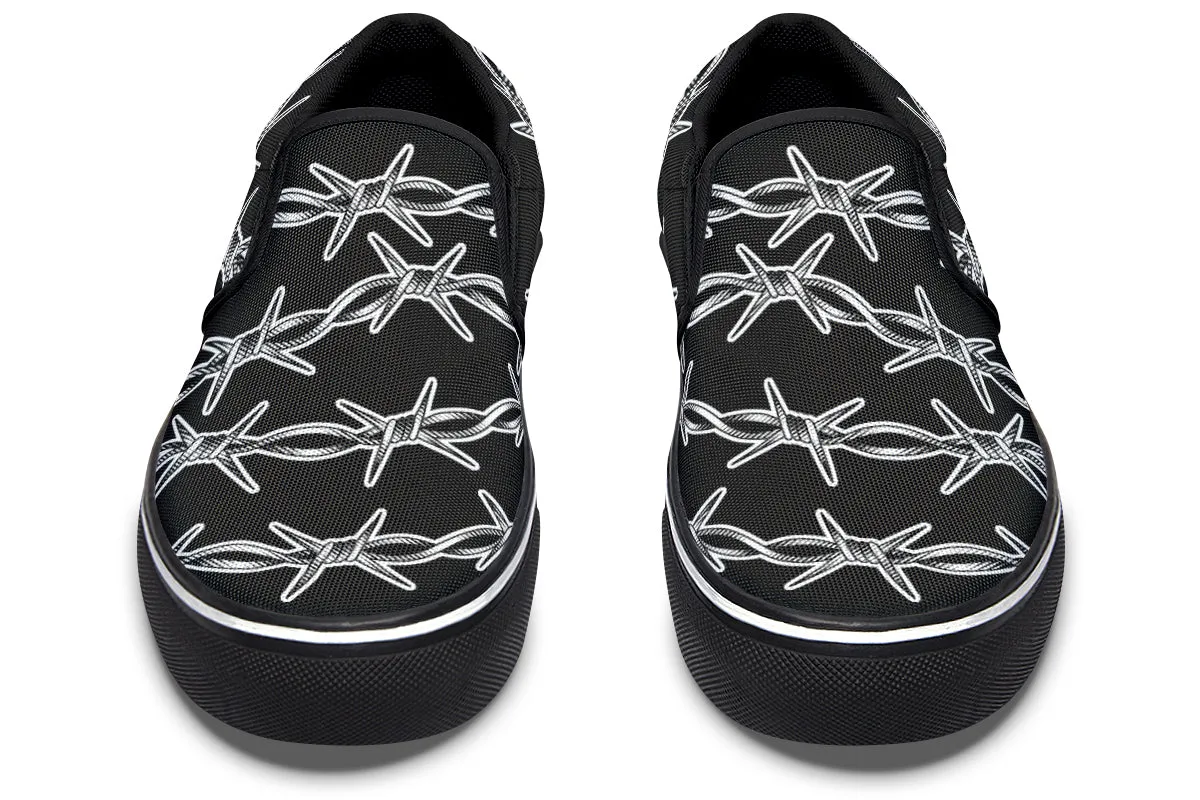 Barbed Wire Slip On Shoes Comfort collar Performance