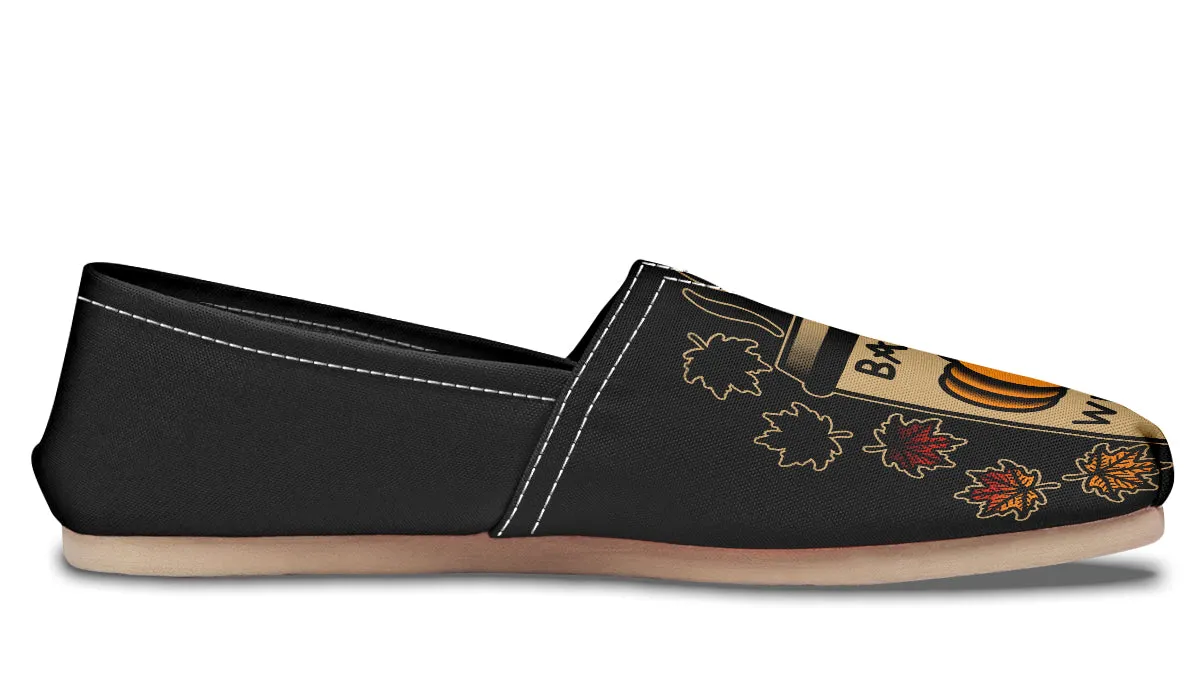 Basic Witch Casual Shoes Foot Support Lace Tie