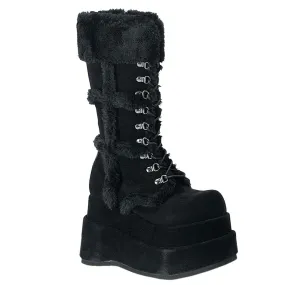 BEAR-202 Black Vegan Suede Deep Shade