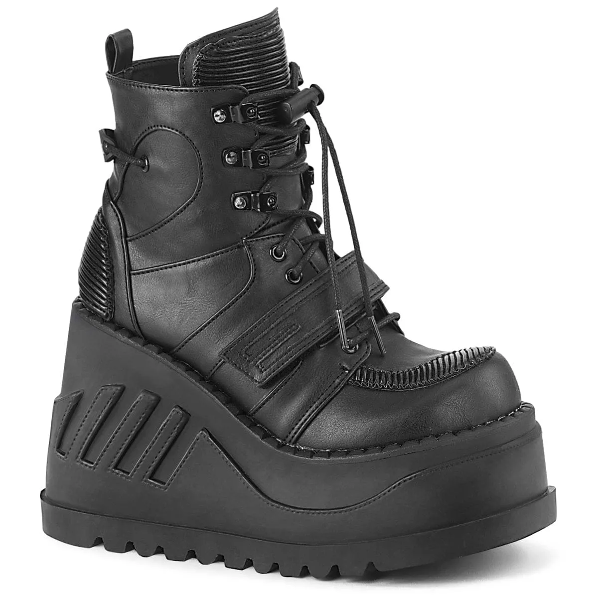 Water Edge Moisture wicking STOMP-13 Black Vegan Leather