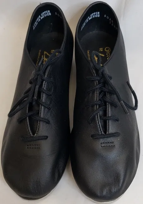 Wide toe box Club Edge Billy -- Unisex Tap Oxford -- Black