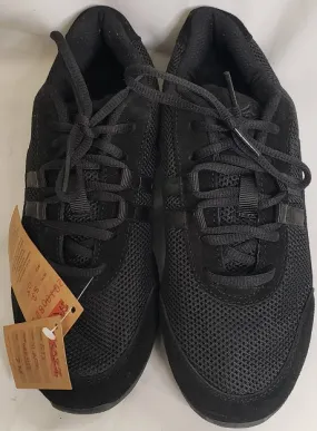 Blitz -- Split Sole Dancesneaker -- Black Fit Metal Edge