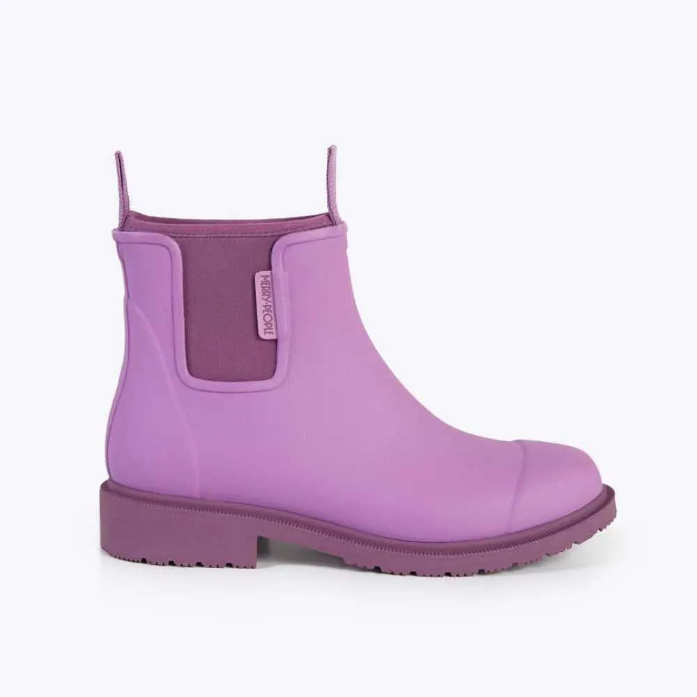 Bobbi Rain Boot in Orchid from Merry People Comfort Fit Flexible