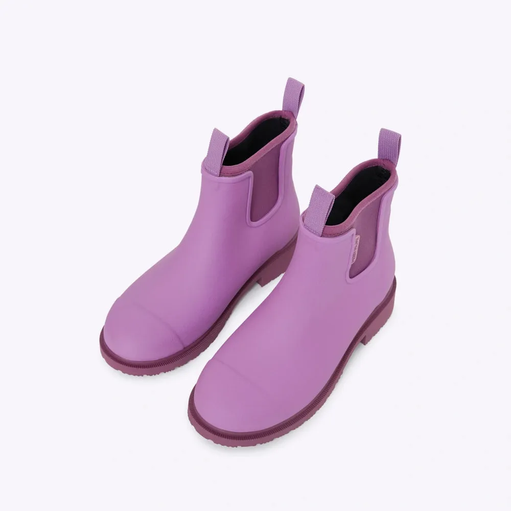 Bobbi Rain Boot in Orchid from Merry People Cold Tone
