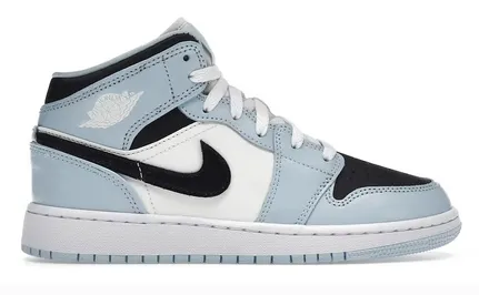 Mesh Cool Campus Cool Jordan 1 Mid Ice Blue (GS)