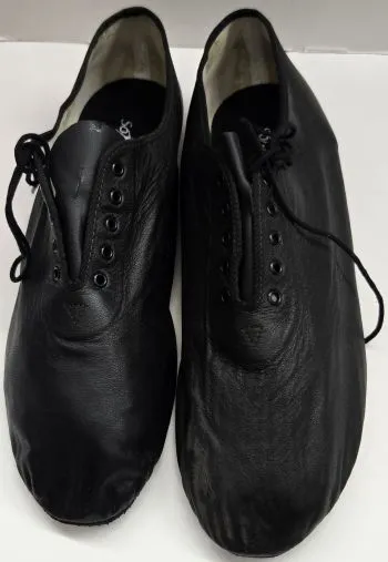 Sun Guard Nicolo -- Full Sole Jazz Oxford, Suede Sole -- Black