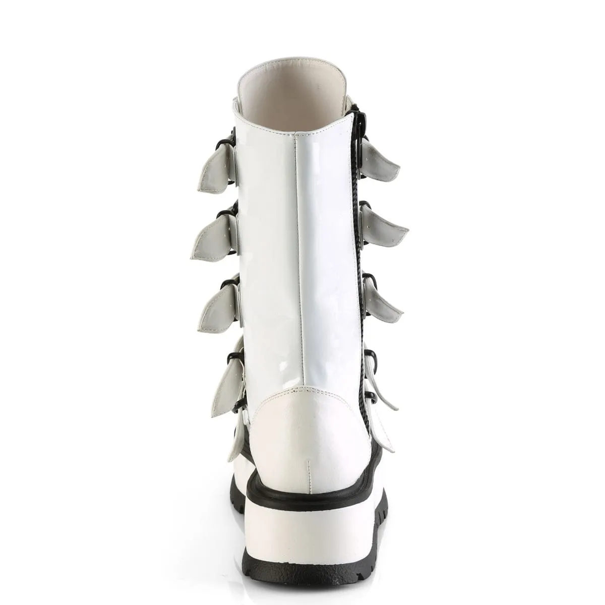 SLACKER-160 White Patent Ventilated Design Functional