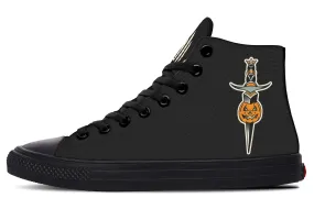 Energy Boost synthetic leather Pumpkin Dagger High Tops