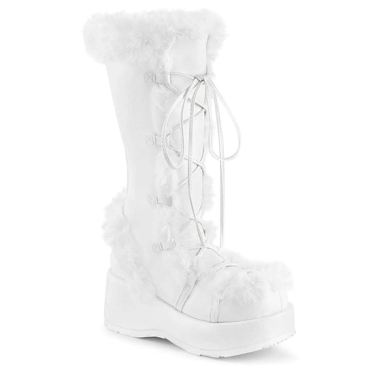 night walk CUBBY-311 White Vegan Leather