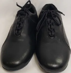 Lead -- Unisex Perforated Salsa Oxford -- Black Strong Step slow walk