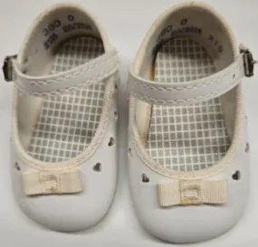 Rise -- Infant's Mary Jane Strap Shoe -- White Patent Style Pop