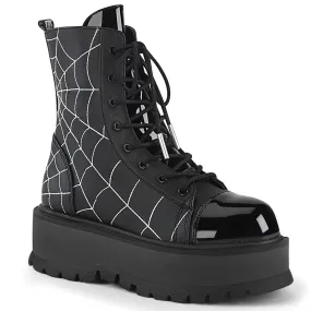 Rock Guard Adjustable SLACKER-88 Black Vegan Leather- Patent