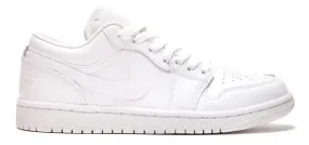 Month Strong Fashion Glow Jordan 1 Low Triple White (2022) (W)