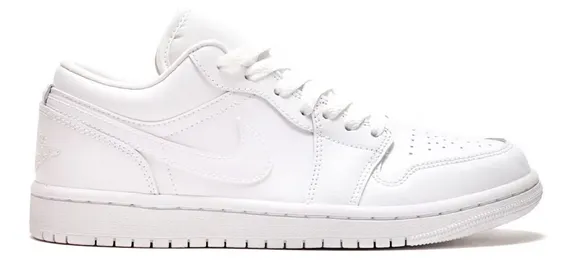 Moisture wicking Secure Jordan 1 Low Triple White (2022) (W)