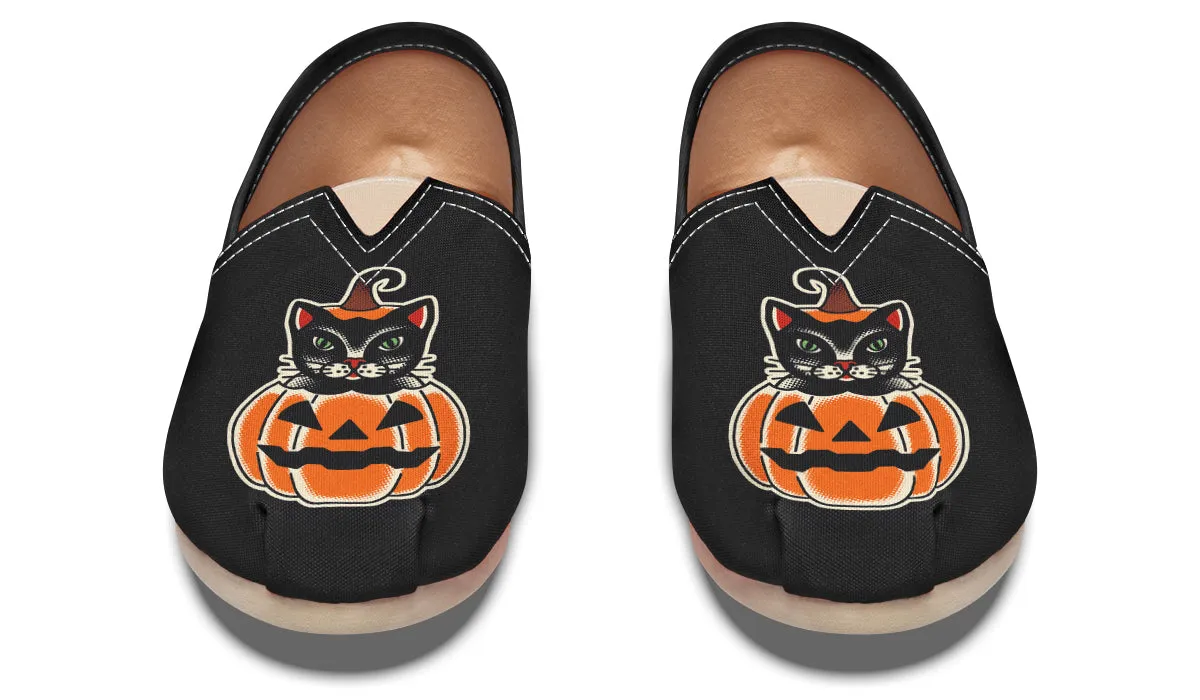Pumpkin Cat Casual Shoes Firm Ground